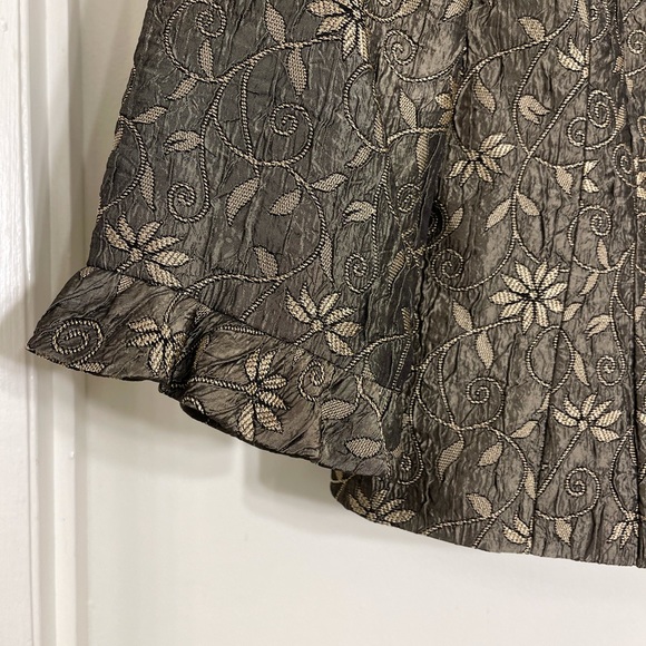 Virgo Women’s floral print blazer jacket - Picture 3 of 11